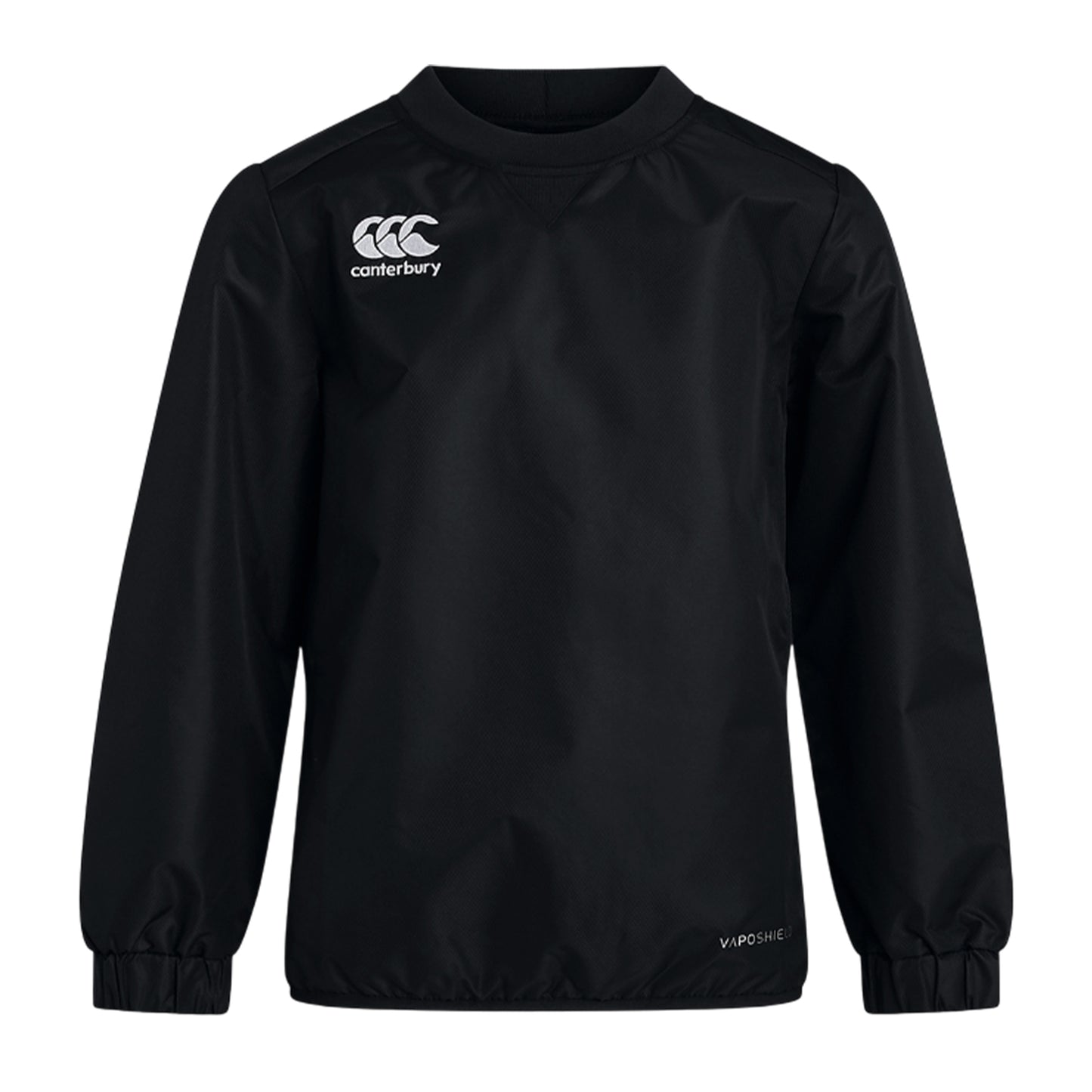 Black - Front - Canterbury Childrens-Kids Club Vaposhield Contact Top