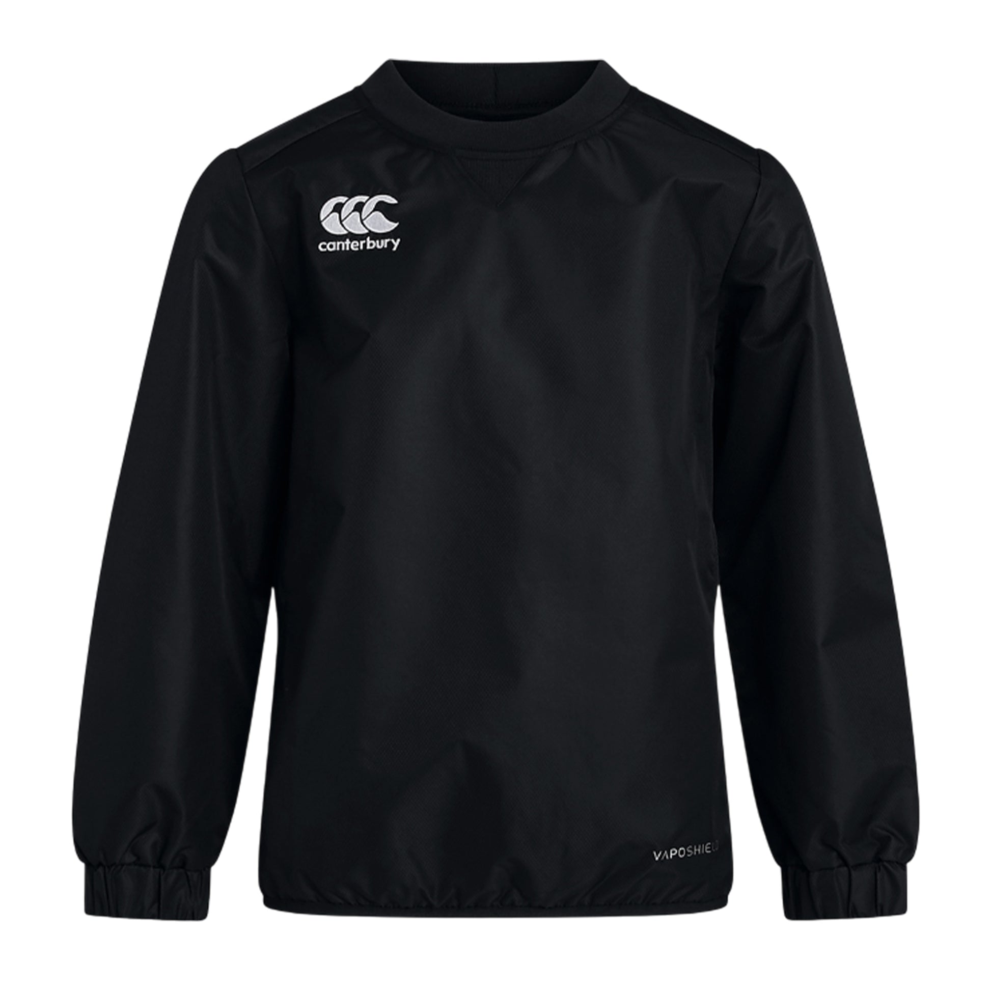 Black - Front - Canterbury Childrens-Kids Club Vaposhield Contact Top