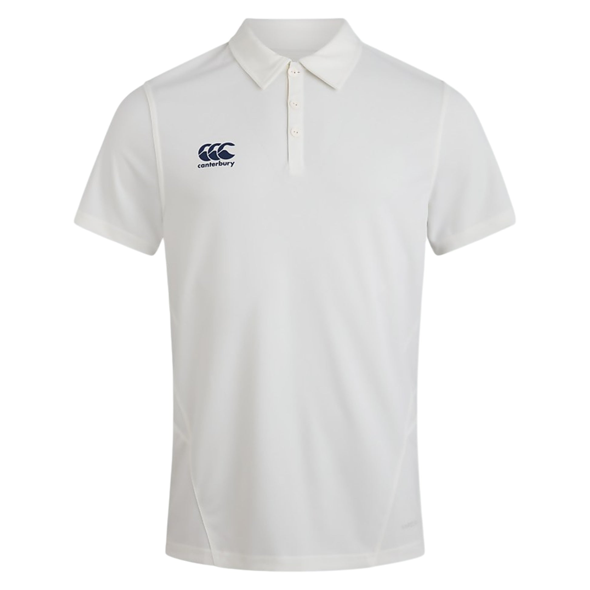Cream - Front - Canterbury Mens Cricket Shirt