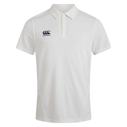 Cream - Front - Canterbury Mens Cricket Shirt
