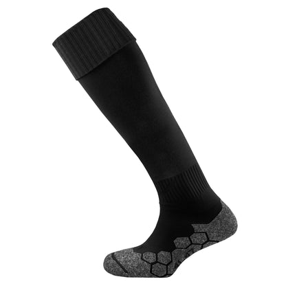 Black-Grey - Front - Mitre Mens Division Football Socks