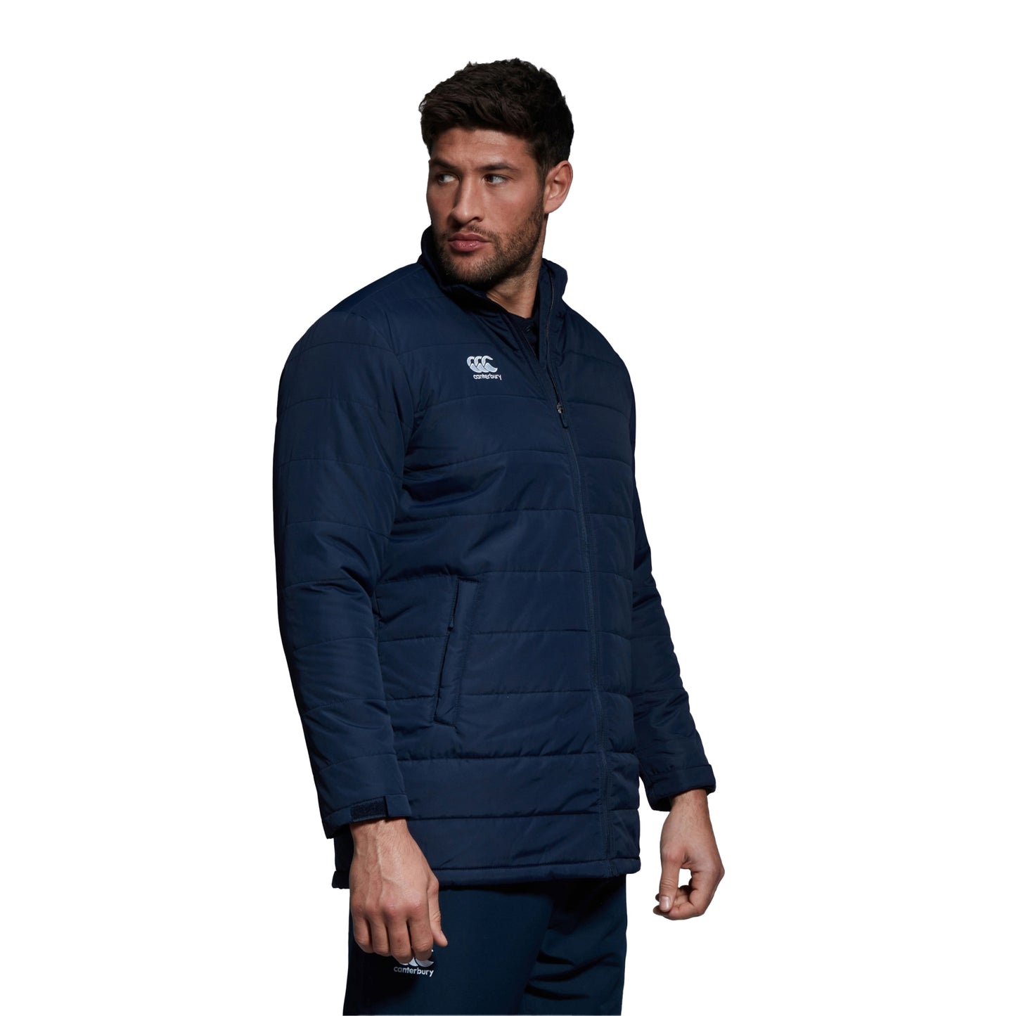 Navy - Pack Shot - Canterbury Mens Club Thermoreg Padded Jacket