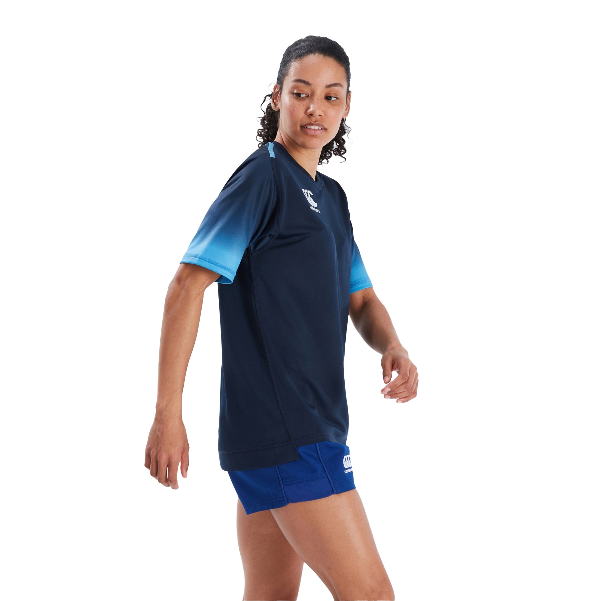 Navy-Sky - Side - Canterbury Womens-Ladies Club Jersey