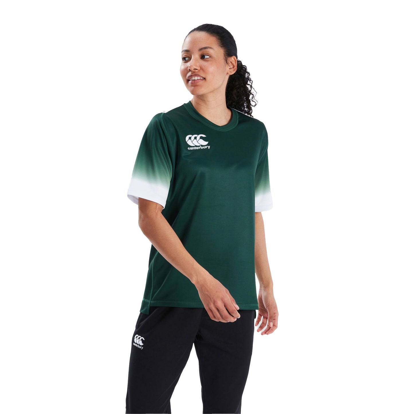 Forest-White - Side - Canterbury Womens-Ladies Club Jersey