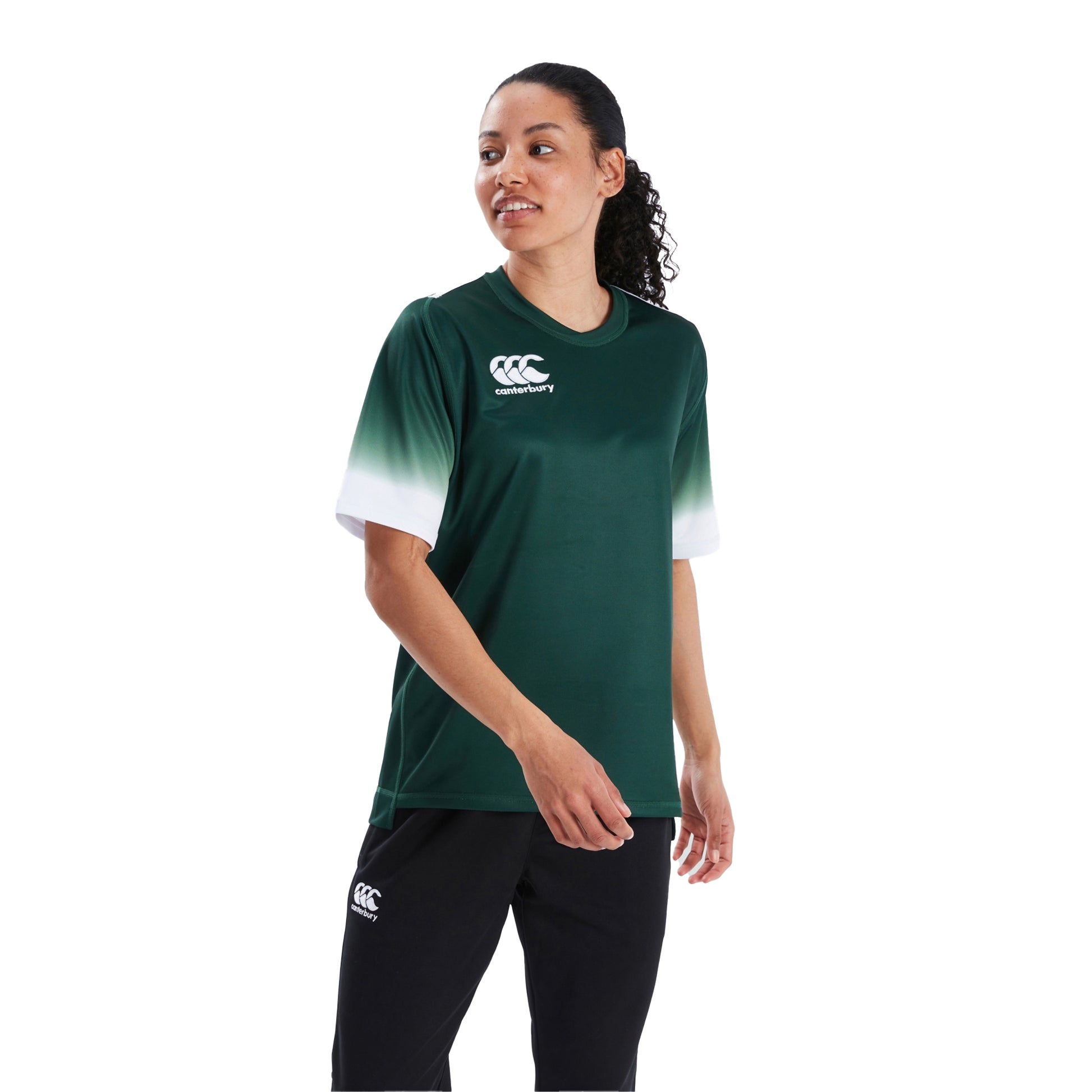 Forest-White - Side - Canterbury Womens-Ladies Club Jersey
