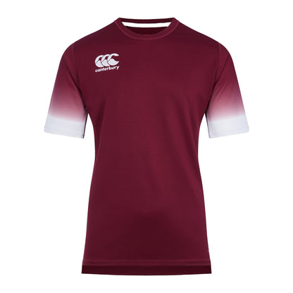 Maroon-White - Front - Canterbury Womens-Ladies Club Jersey