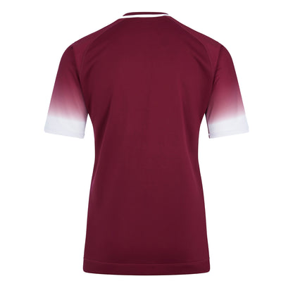 Maroon-White - Back - Canterbury Womens-Ladies Club Jersey