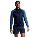 Navy - Side - Canterbury Unisex Adult Elite Quarter Zip Pullover