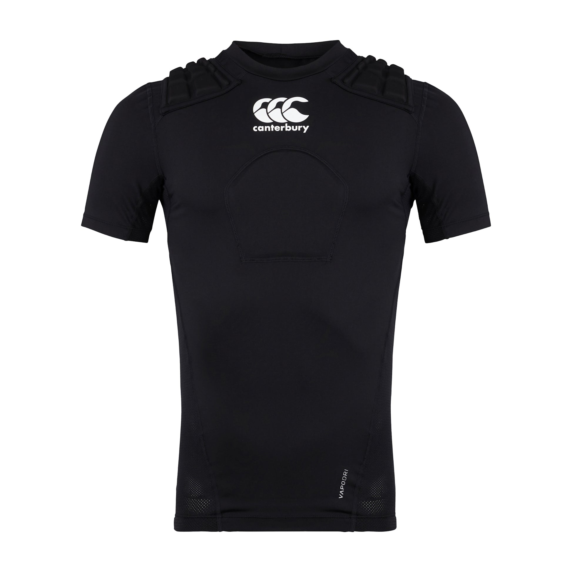Black-White-Silver - Front - Canterbury Unisex Adult Logo Protection Vest