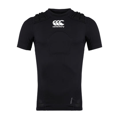 Black-White-Silver - Front - Canterbury Unisex Adult Logo Protection Vest