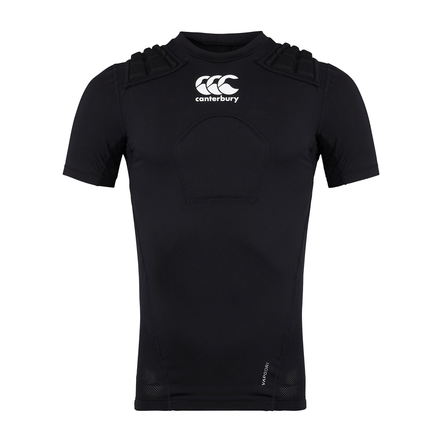 Black-White-Silver - Front - Canterbury Unisex Adult Logo Protection Vest