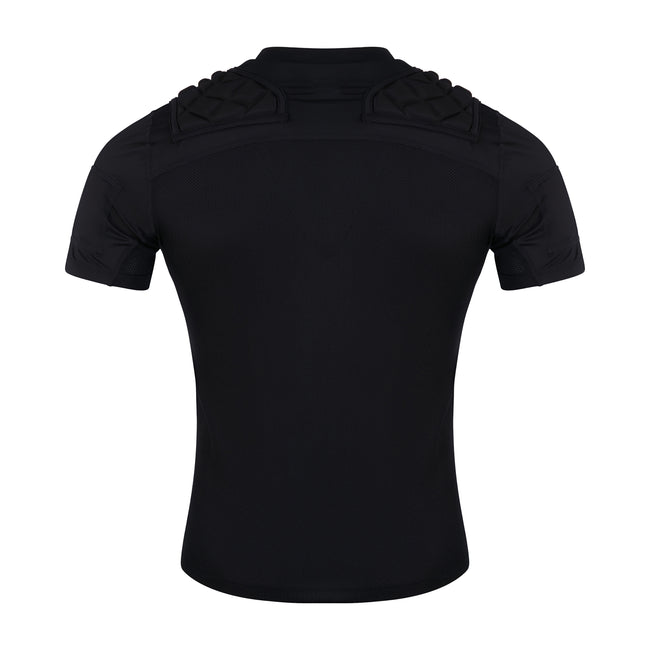 Black-White-Silver - Back - Canterbury Unisex Adult Pro Logo Protection Vest