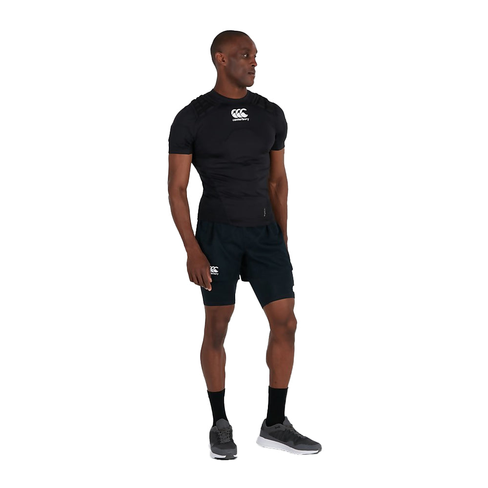 Black-White-Silver - Lifestyle - Canterbury Unisex Adult Pro Logo Protection Vest