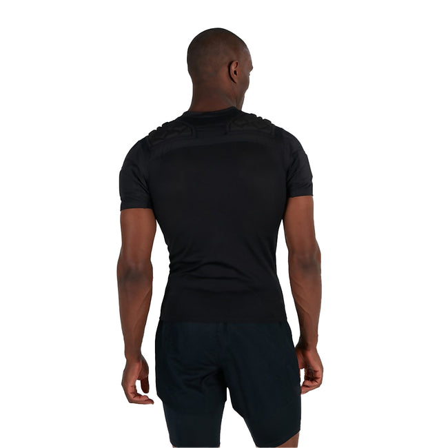 Black-White-Silver - Pack Shot - Canterbury Unisex Adult Pro Logo Protection Vest