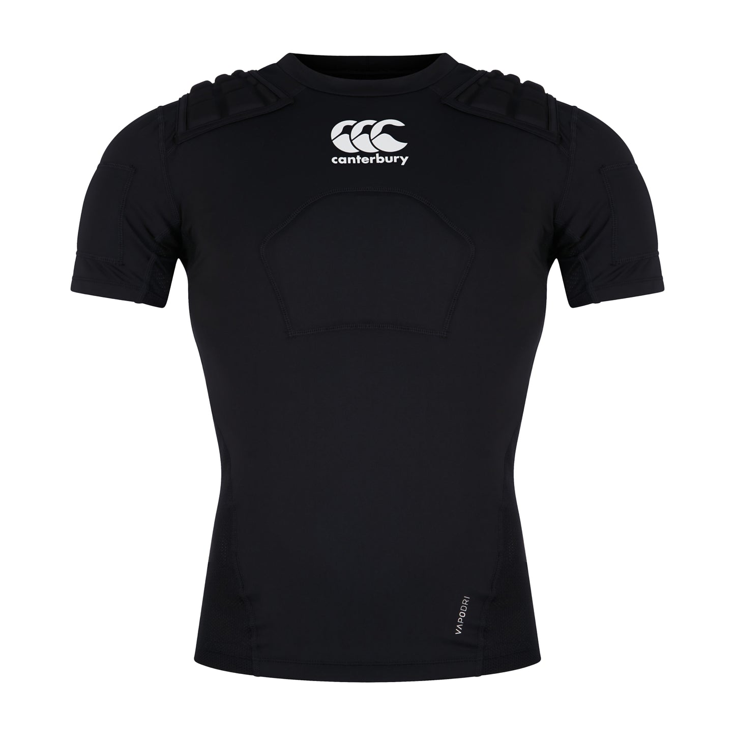 Black-White-Silver - Front - Canterbury Unisex Adult Pro Logo Protection Vest