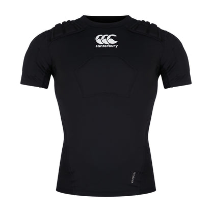 Black-White-Silver - Front - Canterbury Unisex Adult Pro Logo Protection Vest