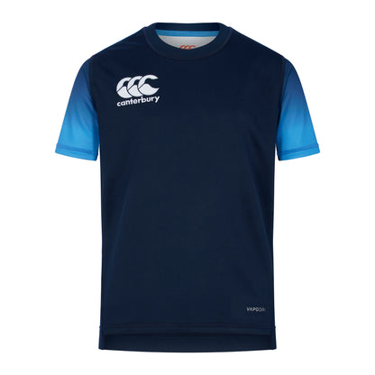 Navy-Sky - Front - Canterbury Childrens-Kids Club Rugby Jersey