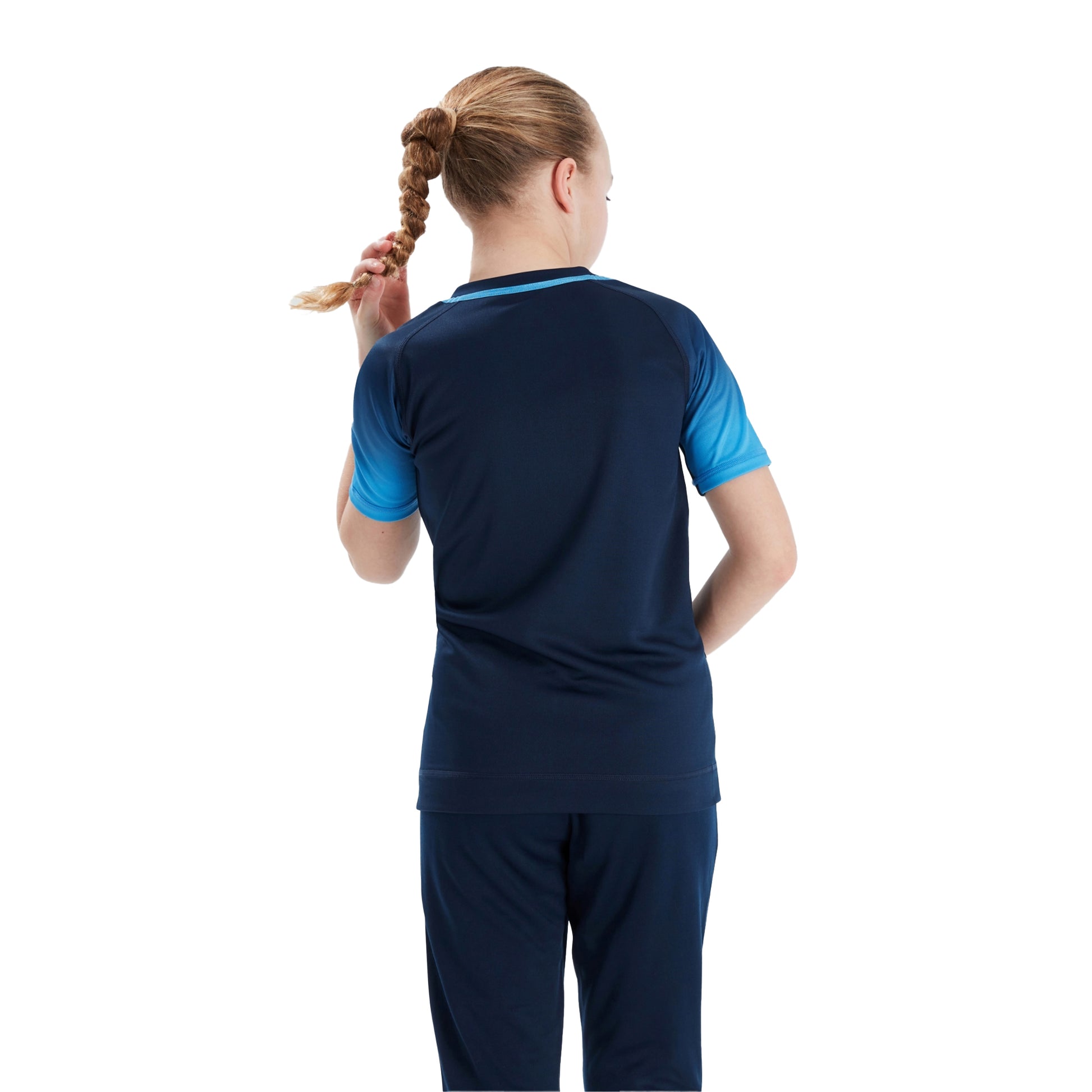 Navy-Sky - Lifestyle - Canterbury Childrens-Kids Club Rugby Jersey