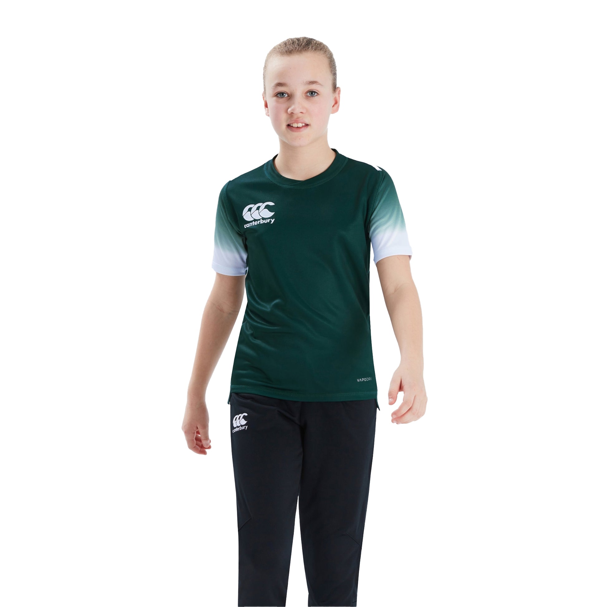 Forest-White - Side - Canterbury Childrens-Kids Club Rugby Jersey