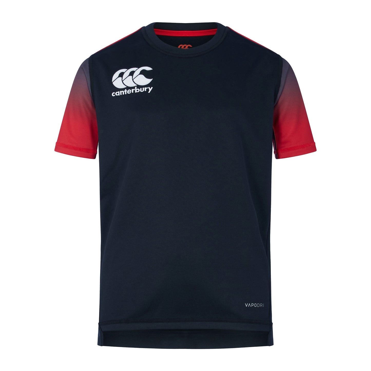 Black-Red - Front - Canterbury Childrens-Kids Club Rugby Jersey