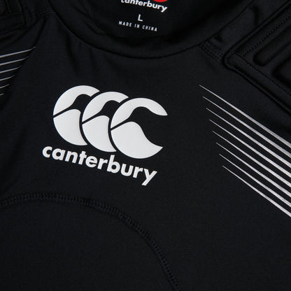 Black-White-Silver - Lifestyle - Canterbury Unisex Adult Elite Logo Protection Vest