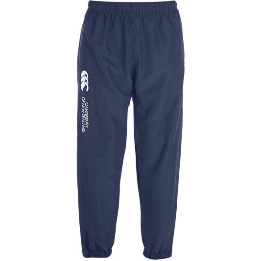 Navy - Front - Canterbury Childrens-Kids Cuffed Ankle Tracksuit Bottoms