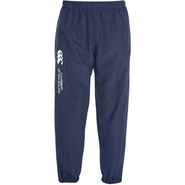 Navy - Front - Canterbury Childrens-Kids Cuffed Ankle Tracksuit Bottoms