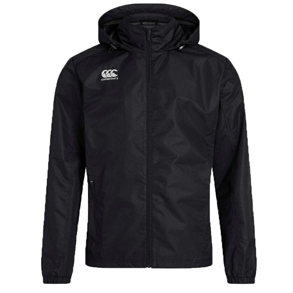 Black - Front - Canterbury Mens Club Vaposhield Full Zip Waterproof Jacket