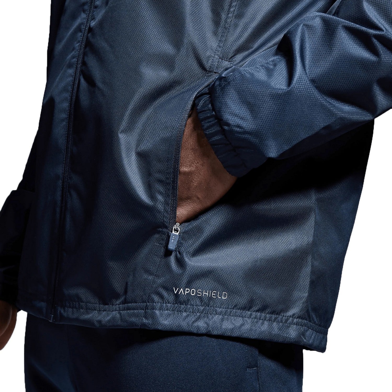 Navy - Lifestyle - Canterbury Mens Club Vaposhield Full Zip Waterproof Jacket