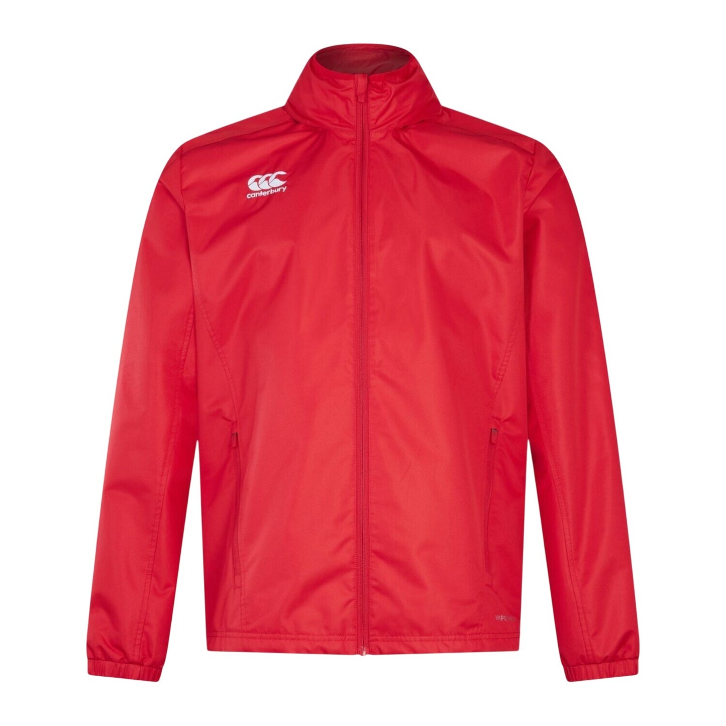 Flag Red - Front - Canterbury Mens Club Vaposhield Full Zip Waterproof Jacket