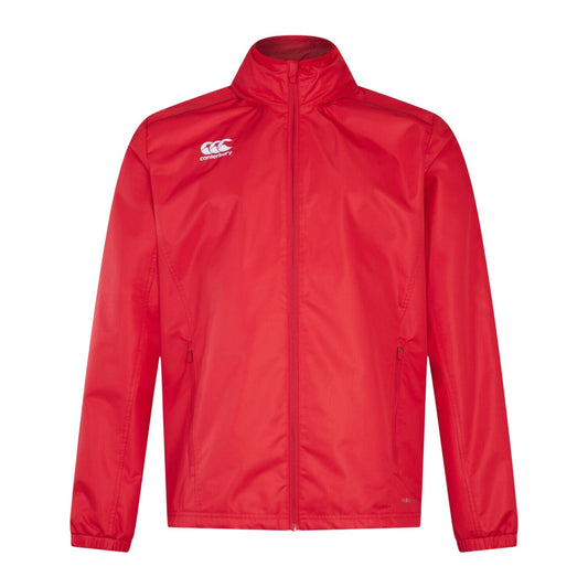 Flag Red - Front - Canterbury Mens Club Vaposhield Full Zip Waterproof Jacket