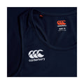 Navy - Side - Canterbury Womens-Ladies Club Dry Racerback Tank Top