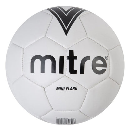 White-Black - Side - Mitre Flare Mini Football