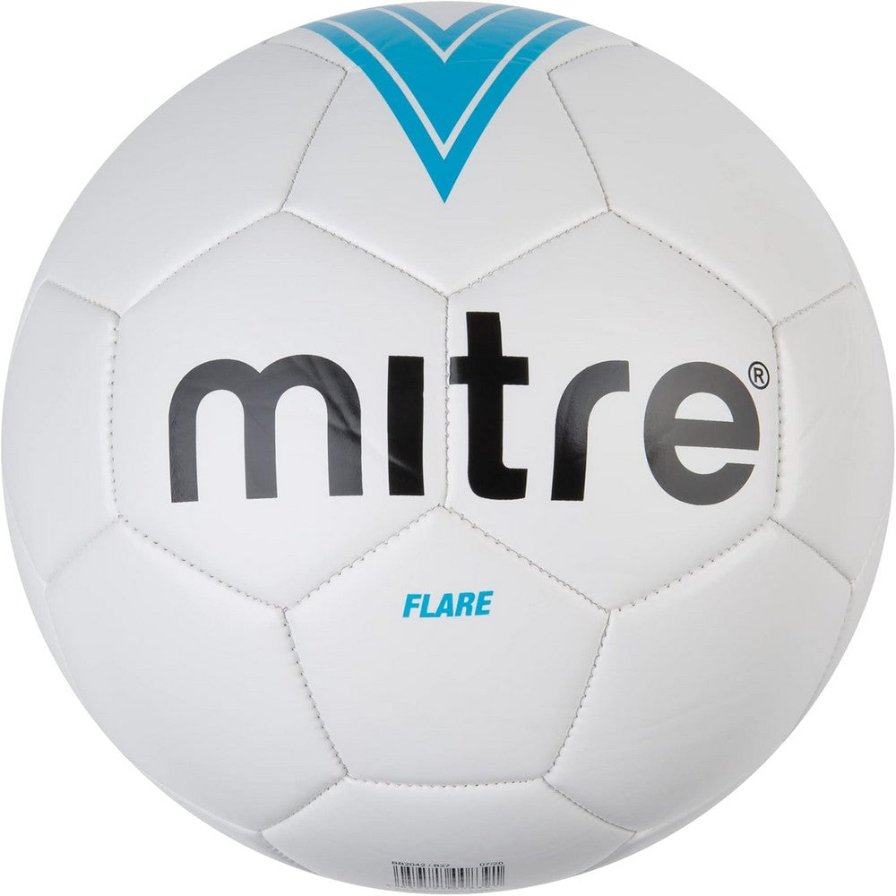 Fluorescent Blue-White - Lifestyle - Mitre Flare Mini Football