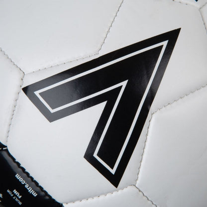 White-Black - Close up - Mitre Flare Mini Football