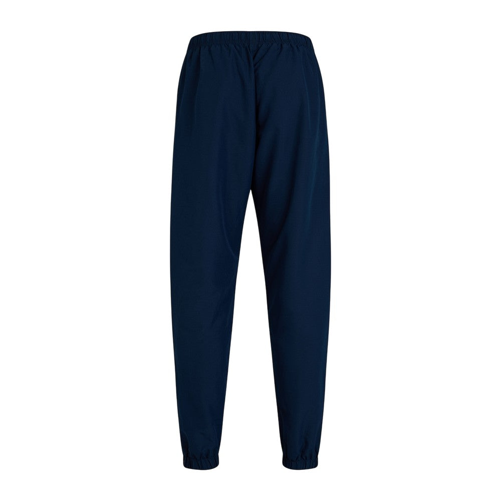 Navy - Back - Canterbury Childrens-Kids Club Plain Cuffed Tracksuit Bottoms
