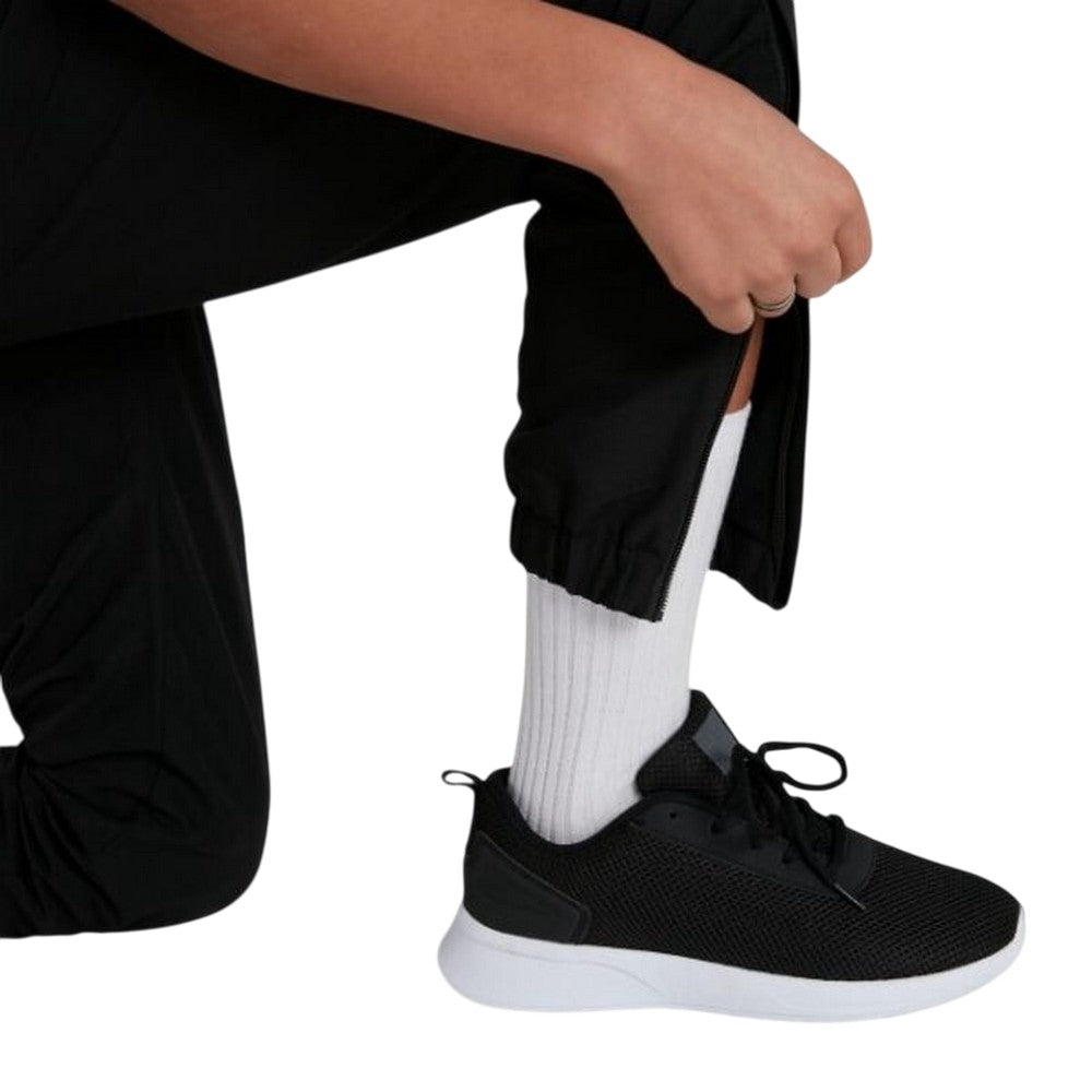 Black - Side - Canterbury Childrens-Kids Club Plain Cuffed Tracksuit Bottoms