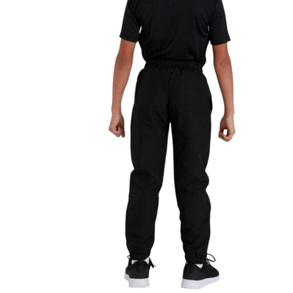 Black - Back - Canterbury Childrens-Kids Club Plain Cuffed Tracksuit Bottoms
