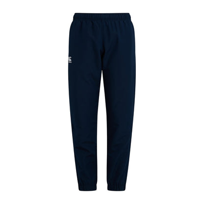 Navy - Front - Canterbury Childrens-Kids Club Plain Cuffed Tracksuit Bottoms