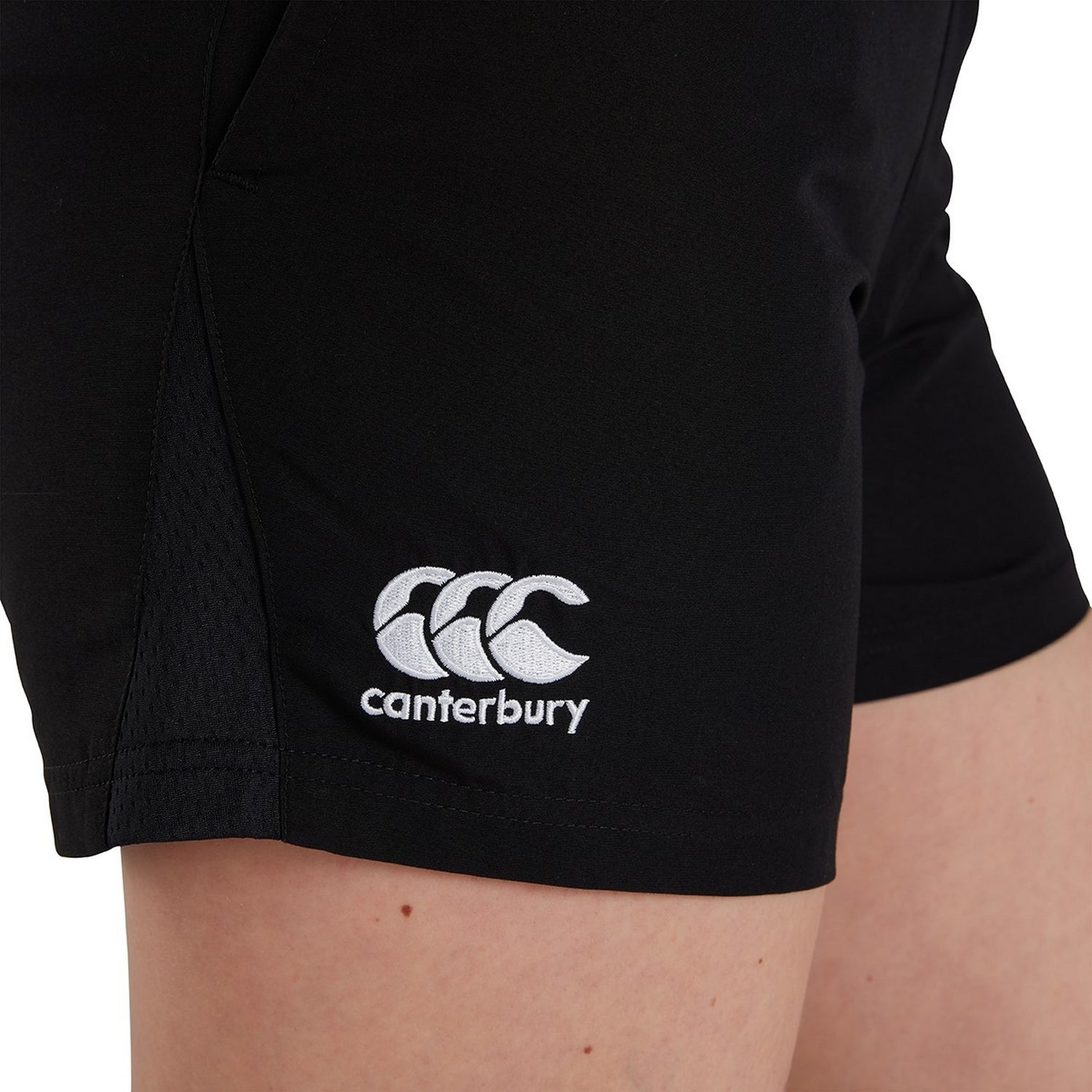 Black - Side - Canterbury Womens-Ladies Club Shorts