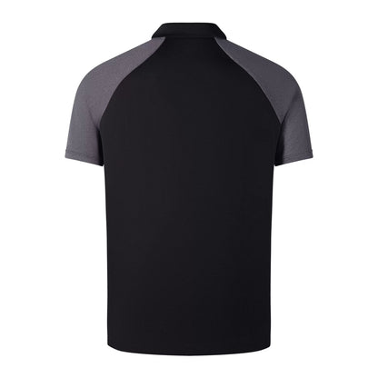 Black-Magnet Grey - Back - Canterbury Mens Elite Polo Shirt