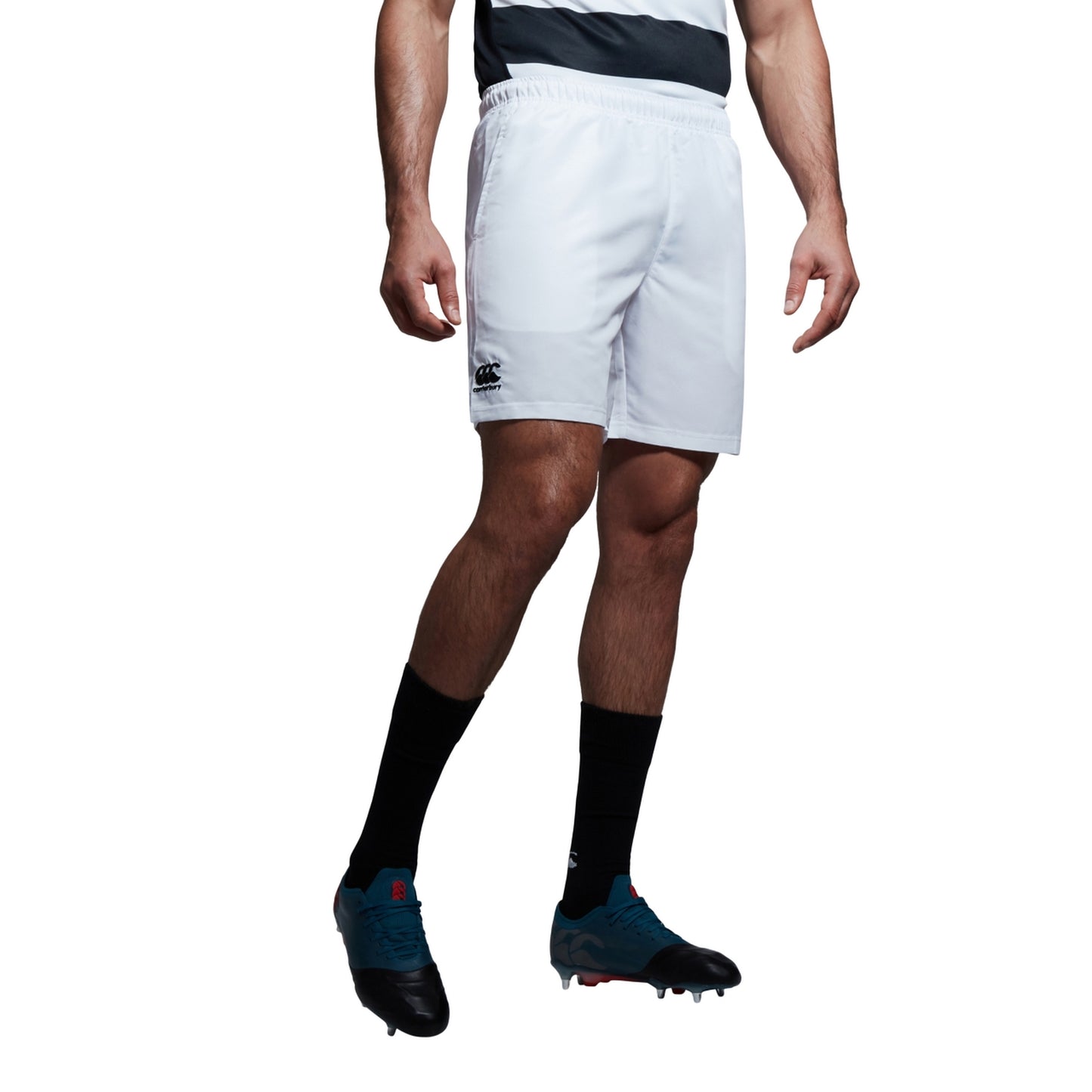 White - Side - Canterbury Mens Club Shorts