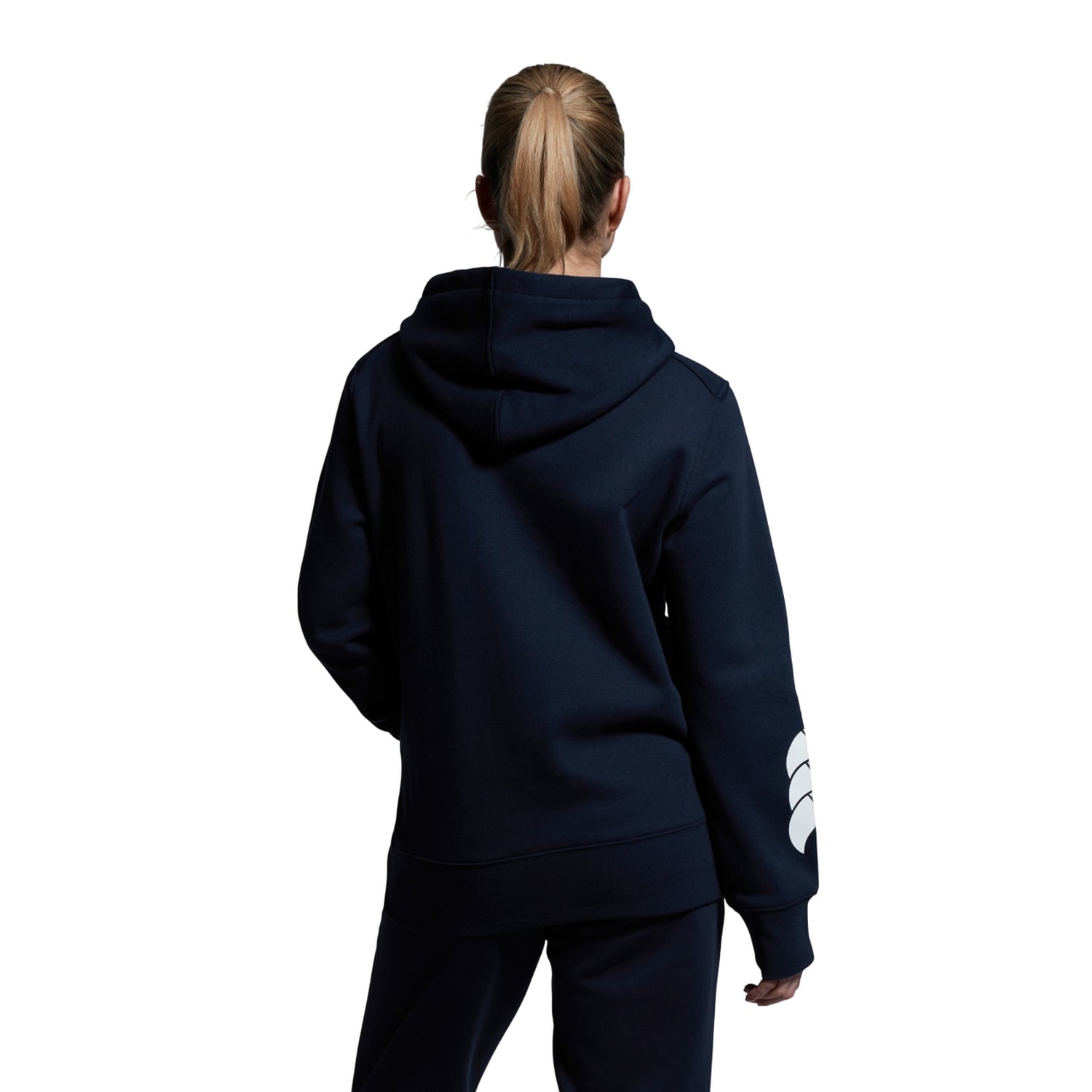 Navy - Lifestyle - Canterbury Womens-Ladies Club Logo Hoodie