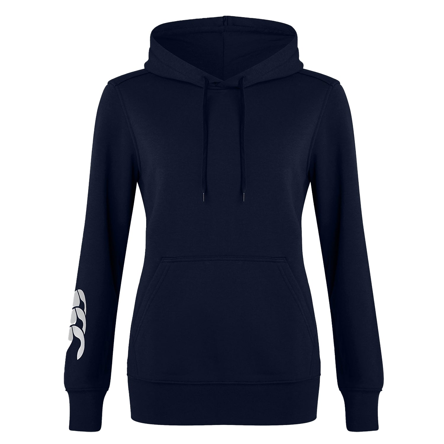 Navy - Front - Canterbury Womens-Ladies Club Logo Hoodie