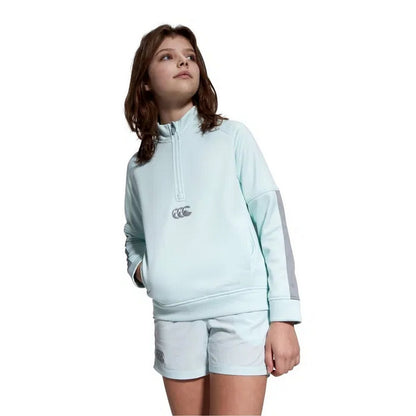 Skylight-Ultimate Grey - Lifestyle - Canterbury Childrens-Kids Thermoreg Half Zip Fleece Top