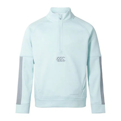 Skylight-Ultimate Grey - Front - Canterbury Childrens-Kids Thermoreg Half Zip Fleece Top