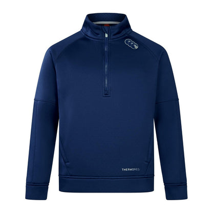 Medieval Blue - Front - Canterbury Childrens-Kids Thermoreg Half Zip Fleece Top
