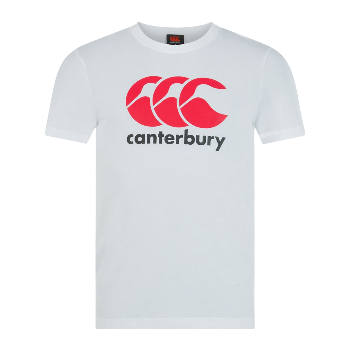 Bright White - Front - Canterbury Childrens-Kids Logo T-Shirt