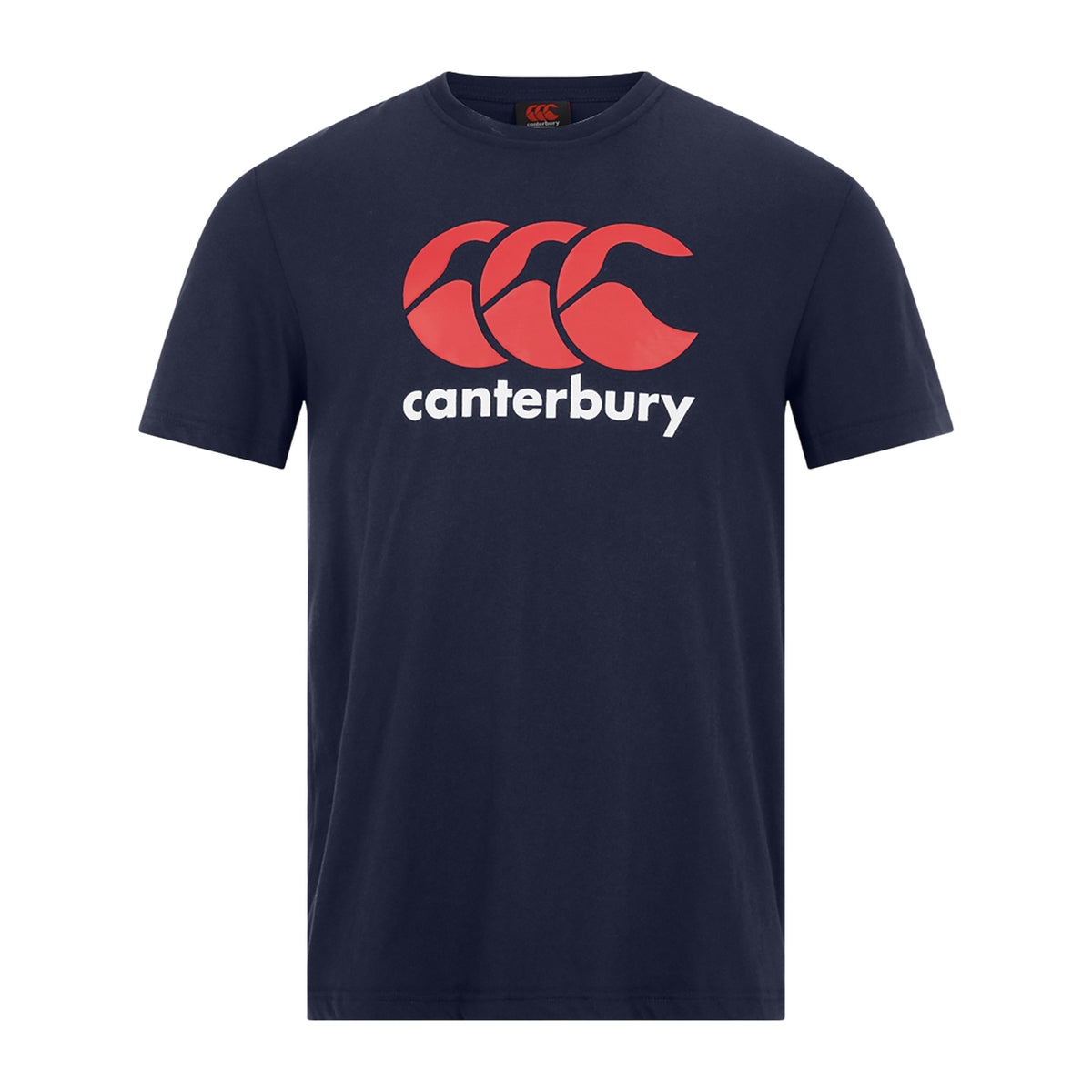 Navy - Front - Canterbury Childrens-Kids Logo T-Shirt