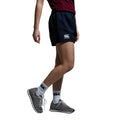 Navy - Side - Canterbury Womens-Ladies Professional Polyester Shorts